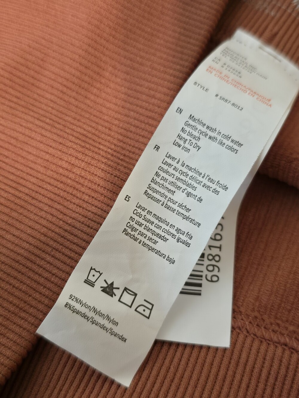 Sommer Ray Ribbed Seamless High-Waisted Leggings Size S Active - Picture 5 of 10